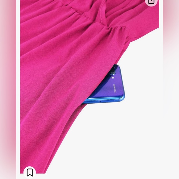 STYLEWORD Womens' 2023 V Neck Dress - Picture 2 of 3